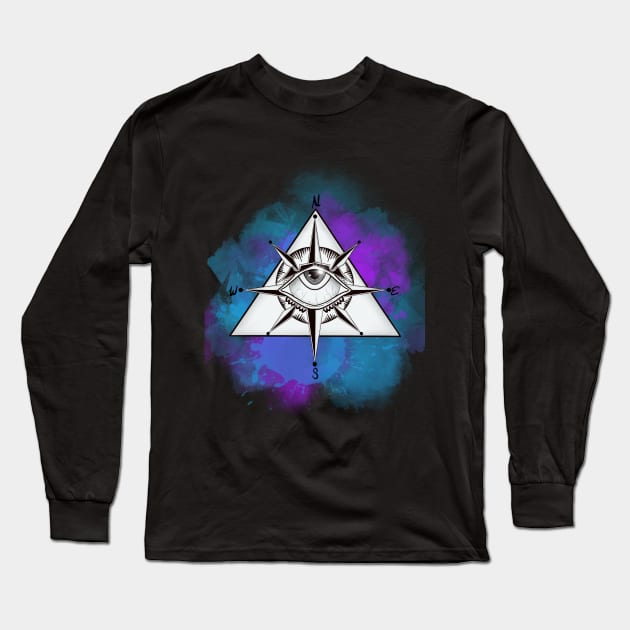 Eyes on Your Own Path Long Sleeve T-Shirt by Throwin9afit